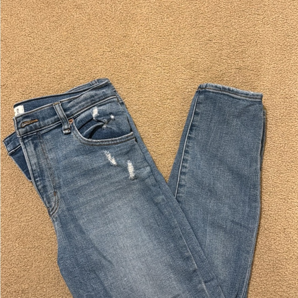Abercrombie & Fitch Super skinny ankle high rise jeans